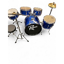 Used Rogue 5 Piece JUNIOR DRUM KIT BLUE Drum Kit