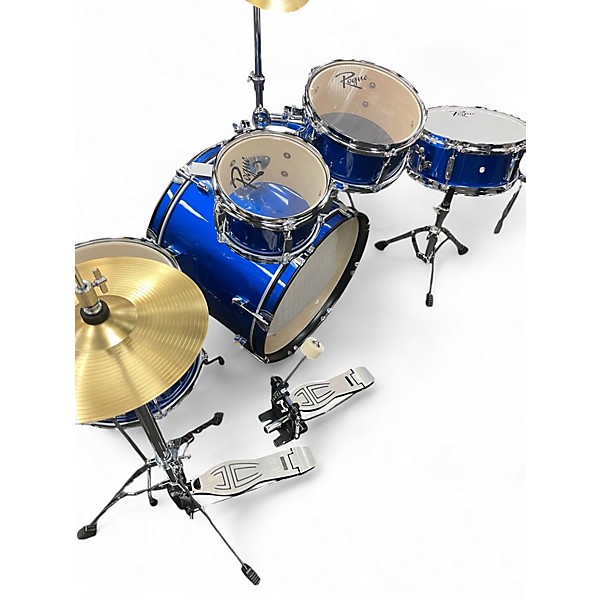 Used Rogue 5 Piece JUNIOR DRUM KIT BLUE Drum Kit