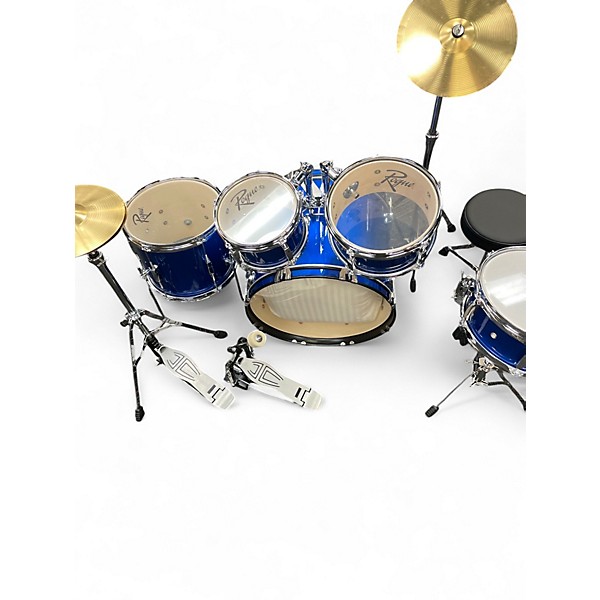 Used Rogue 5 Piece JUNIOR DRUM KIT BLUE Drum Kit