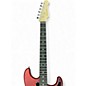 Used Donner Standard Series Strat Red Stain Solid Body Electric Guitar