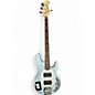 Used Sterling by Music Man Sub 4 Silver Electric Bass Guitar thumbnail