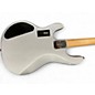 Used Sterling by Music Man Sub 4 Silver Electric Bass Guitar
