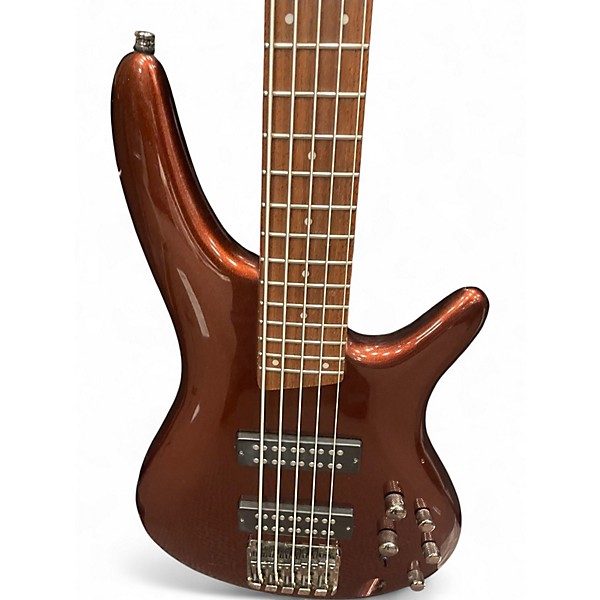Used Ibanez SR305 5 String Brown Electric Bass Guitar
