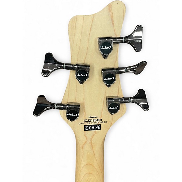 Used Jackson JS3 Purple Sparkle Electric Bass Guitar