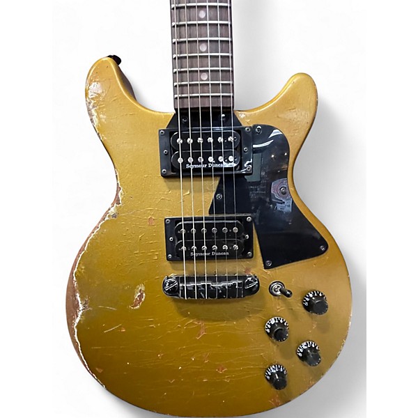 Used Vintage pro shop custom build aged gold Solid Body Electric Guitar