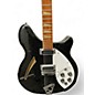 Used 1988 Rickenbacker 360 Black Hollow Body Electric Guitar