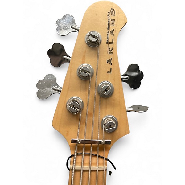 Used Lakland 55-02 Skyline Series 5 String Blue Electric Bass Guitar