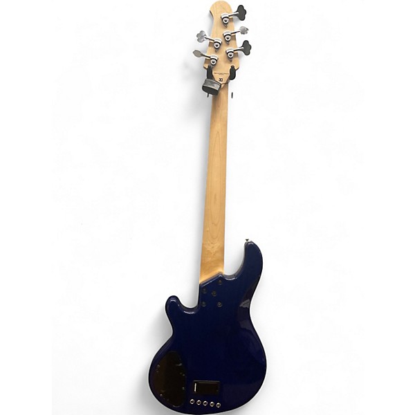 Used Lakland 55-02 Skyline Series 5 String Blue Electric Bass Guitar