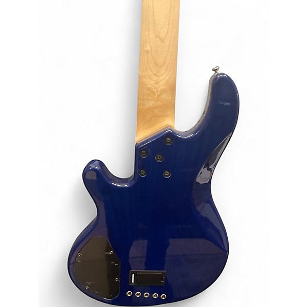 Used Lakland 55-02 Skyline Series 5 String Blue Electric Bass Guitar