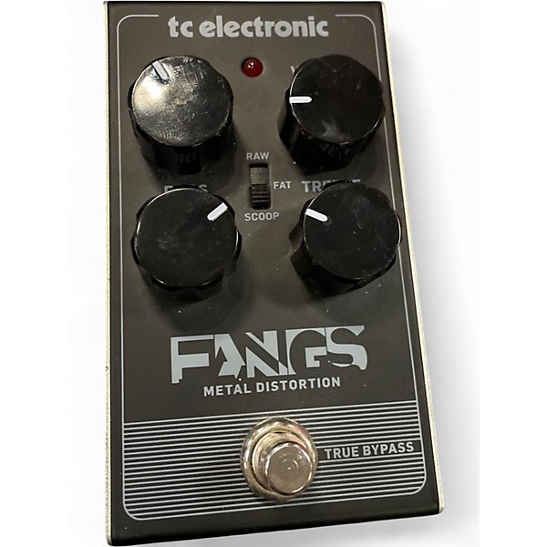 Used TC Electronic Fangs Metal Distortion Effect Pedal