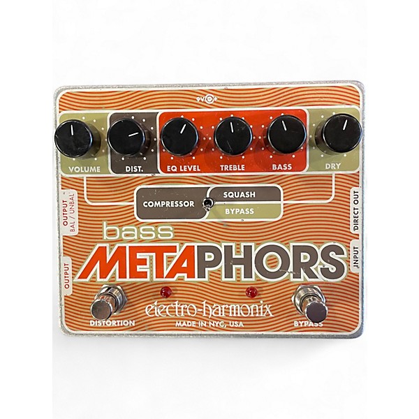 Used Electro-Harmonix Bass Metaphors Compressor Bass Effect Pedal
