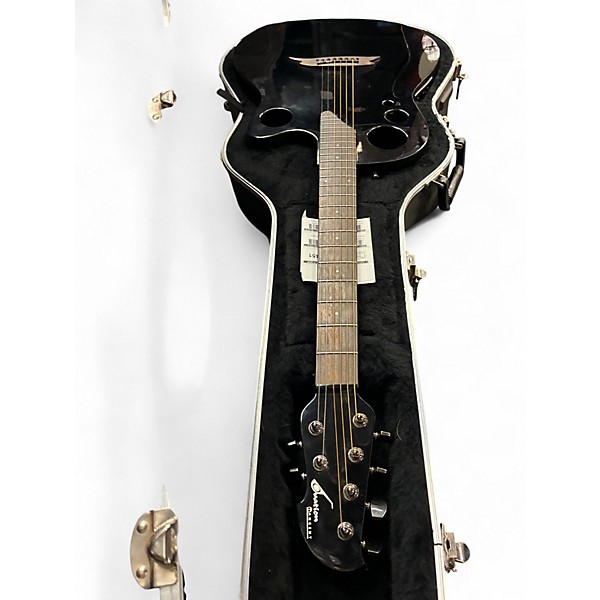 Used Ovation Tangent Series T357 Black Acoustic Electric Guitar