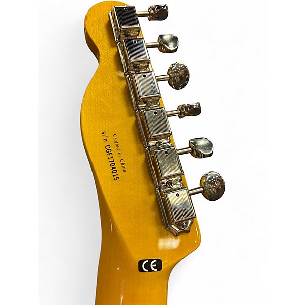 Used Fender Modern Player Telecaster Trans Black Solid Body Electric Guitar