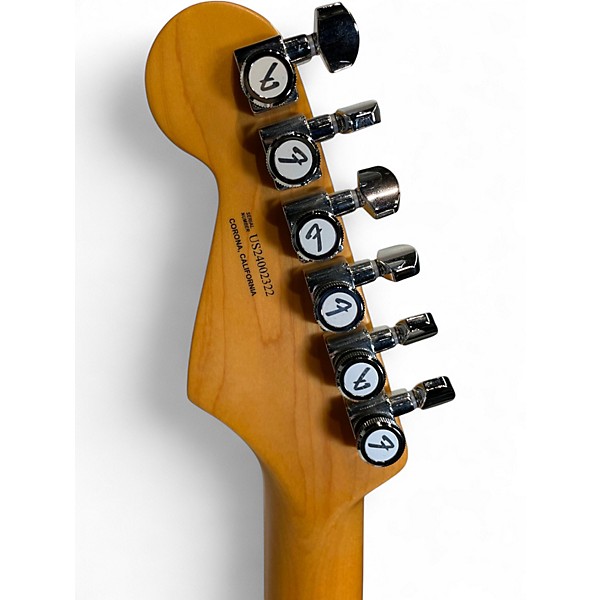 Used 2024 Fender American Ultra Luxe Stratocaster 2 Tone Sunburst Solid Body Electric Guitar