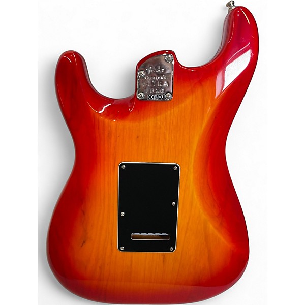 Used 2024 Fender American Ultra Luxe Stratocaster 2 Tone Sunburst Solid Body Electric Guitar