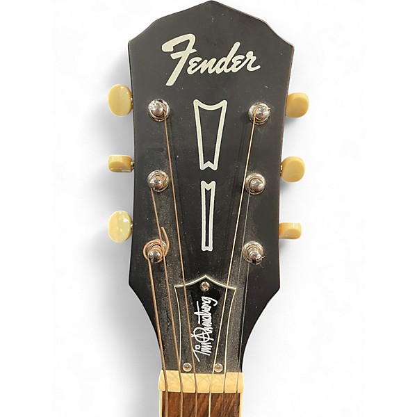 Used Fender Tim Armstrong Hellcat Natural Acoustic Electric Guitar