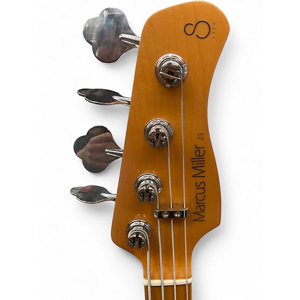Used Marcus Miller Z 3 Blue Electric Bass Guitar