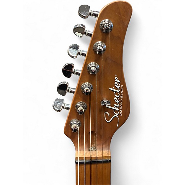 Used Schecter Guitar Research Diamond Series PT Van Nuys Natural Gloss Solid Body Electric Guitar