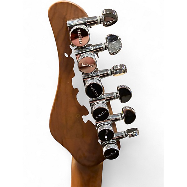 Used Schecter Guitar Research Diamond Series PT Van Nuys Natural Gloss Solid Body Electric Guitar