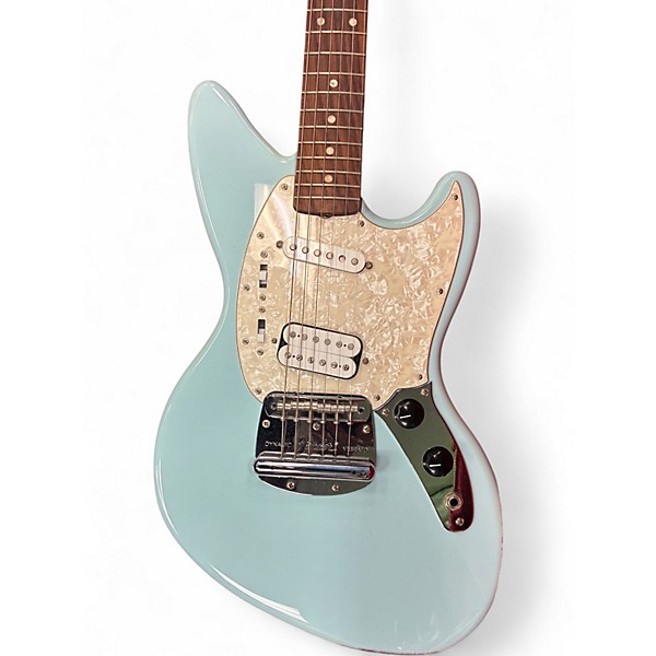 Used Fender Jagstang BABY BLUE Solid Body Electric Guitar