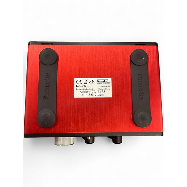 Used Focusrite Scarlett Solo Gen 2 Audio Interface