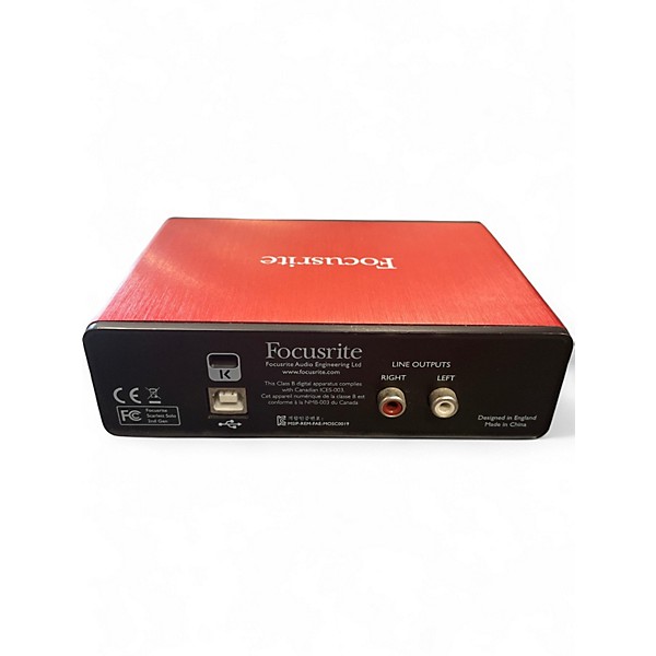 Used Focusrite Scarlett Solo Gen 2 Audio Interface