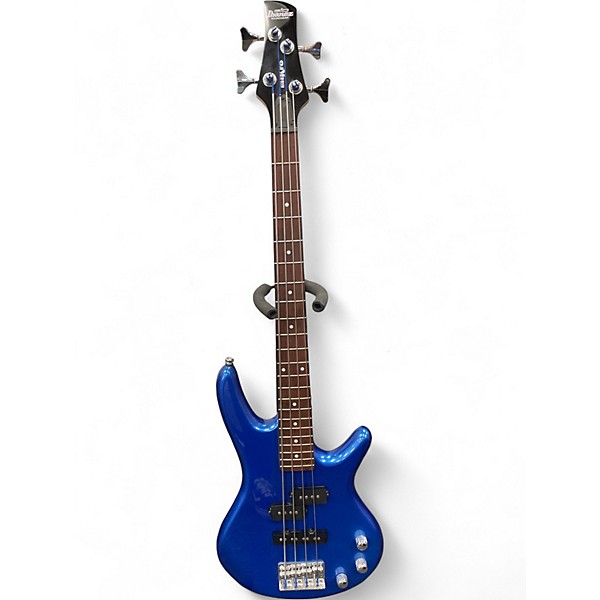 Used Ibanez GSRM20 Mikro Short Scale Blue Electric Bass Guitar