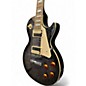 Used Gibson Les Paul Traditional Pro V Flame Top Trans Black Solid Body Electric Guitar