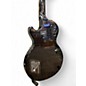 Used Gibson Les Paul Traditional Pro V Flame Top Trans Black Solid Body Electric Guitar