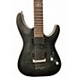 Used Schecter Guitar Research C1 Platinum translucent blacl Solid Body Electric Guitar