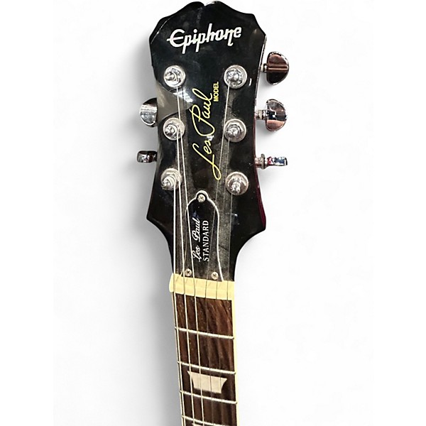 Used Epiphone LES PAUL STANDARD FLAME MAPLE QUILT TOP Solid Body Electric Guitar