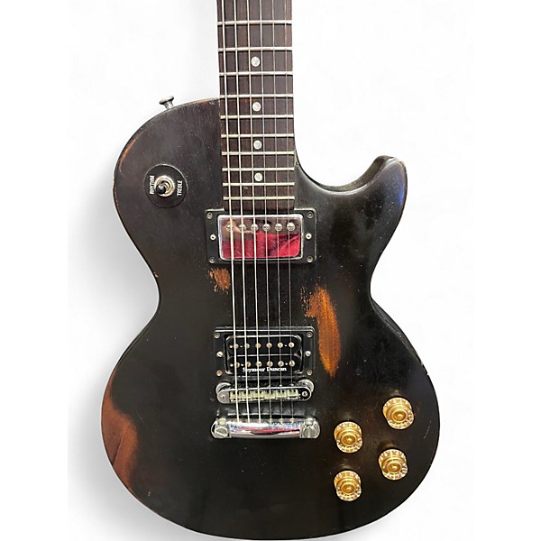 Used Gibson Les Paul Studio Faded Black Solid Body Electric Guitar
