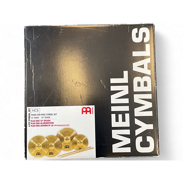 Used MEINL 14in HCS Set Cymbal