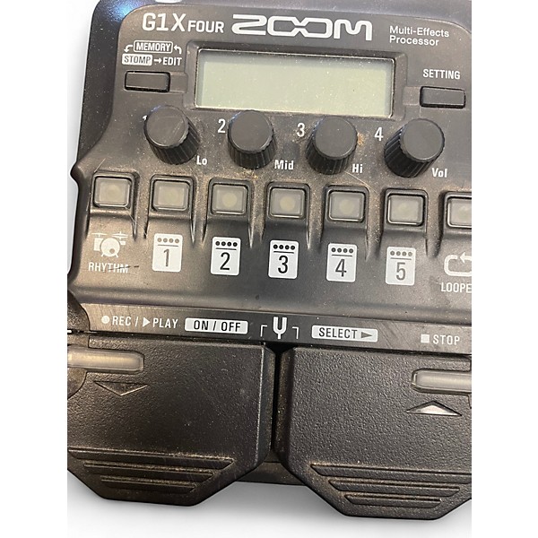 Used Zoom G1X FOUR Effect Pedal Package