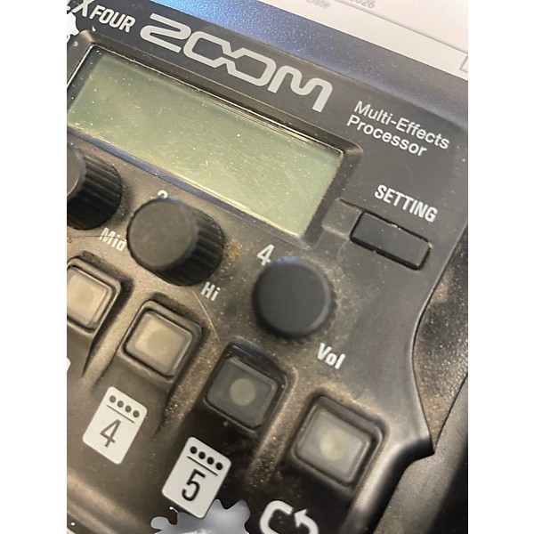 Used Zoom G1X FOUR Effect Pedal Package