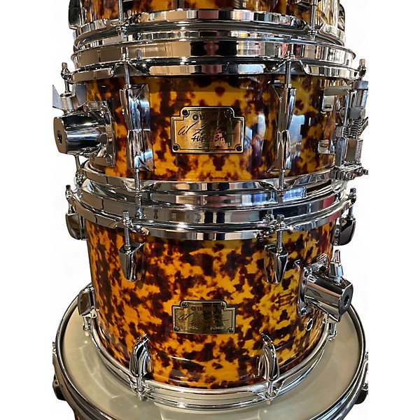 Used Yamaha 4 Piece Hip Gig Al Foster Sr Gold Marine Pearl Drum Kit