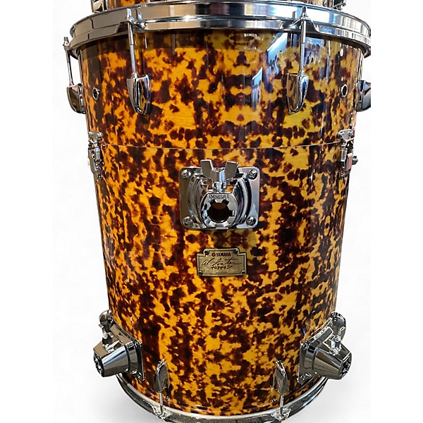 Used Yamaha 4 Piece Hip Gig Al Foster Sr Gold Marine Pearl Drum Kit