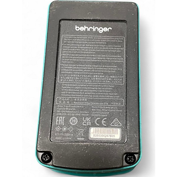 Used Behringer CS400 Compressor Sustainer Effect Pedal