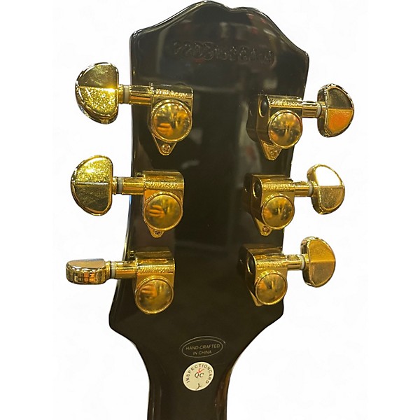 Used Epiphone Les Paul Custom Black Solid Body Electric Guitar