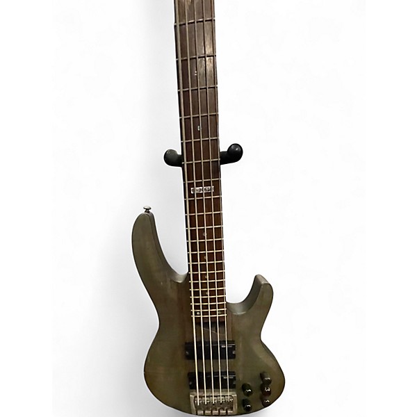 Used ESP LTD B205SM 5 String black satin Electric Bass Guitar