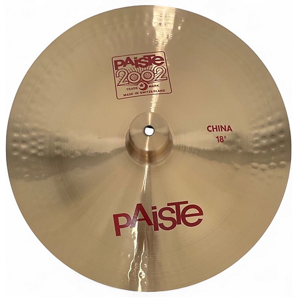 Used Paiste 18in 2002 CHINA Cymbal