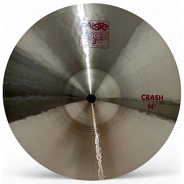 Used Paiste 14in 2002 Crash Cymbal