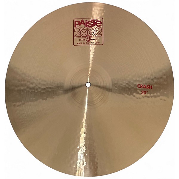Used Paiste 20in 2002 Crash Cymbal