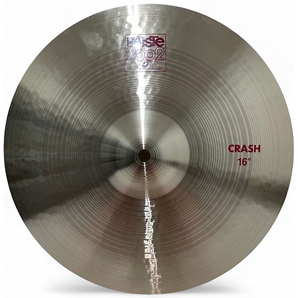 Used Paiste 16in 2002 Crash Cymbal