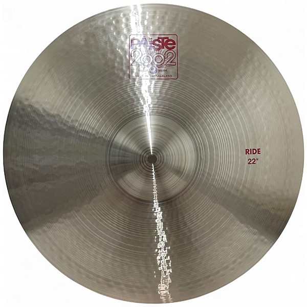 Used Paiste 22in 2002 Ride Cymbal