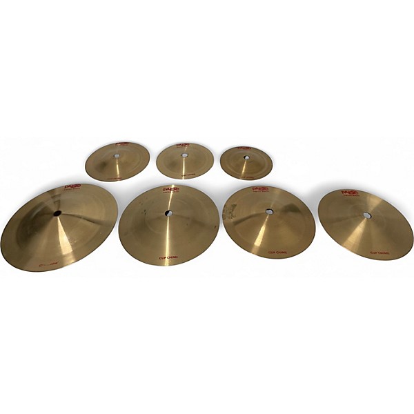 Used Paiste Multiple 2002 CUP CHIME 7-PIECE CYMBAL SET Cymbal