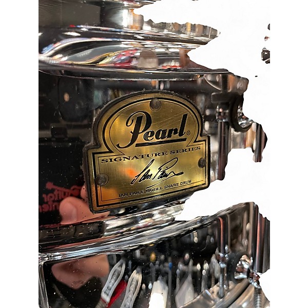 Used Pearl 6.5X14 Ian Paice Signature Snare Chrome Drum