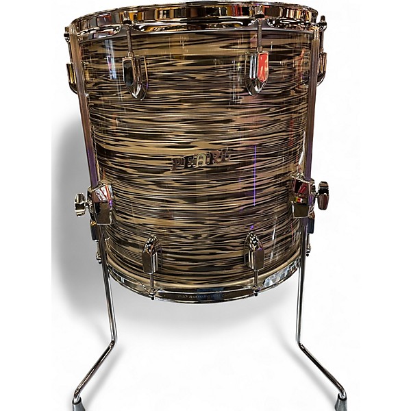 Used Pearl 3 Piece President Series Deluxe Desert Ripple Drum Kit