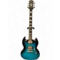 Used Epiphone SG Prophecy  blue tiger Solid Body Electric Guitar thumbnail