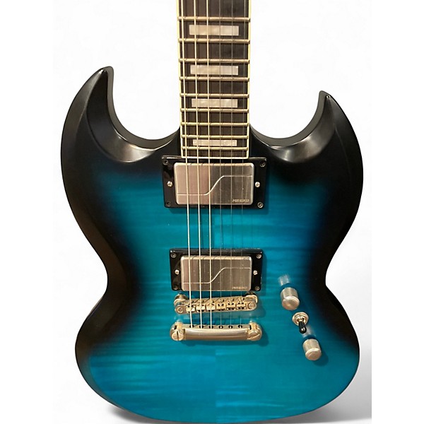 Used Epiphone SG Prophecy  blue tiger Solid Body Electric Guitar